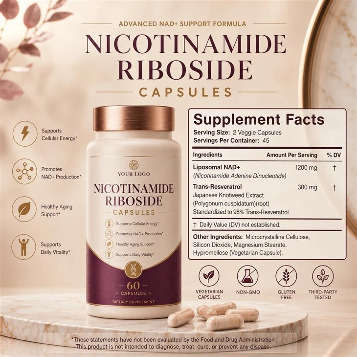 Custom Label Nicotinamide Riboside Capsules suppliers