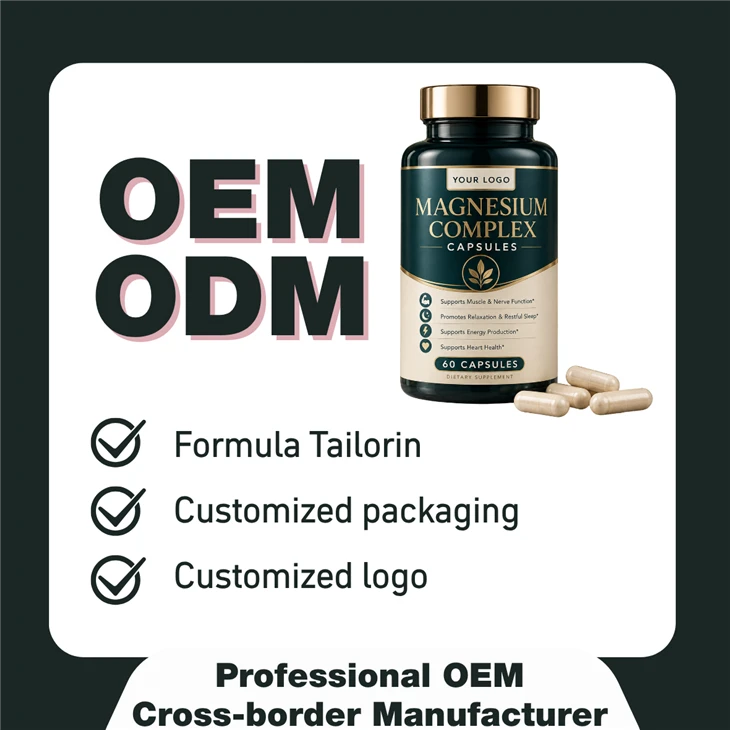 Factory Label Magnesium Complex Capsules suppliers