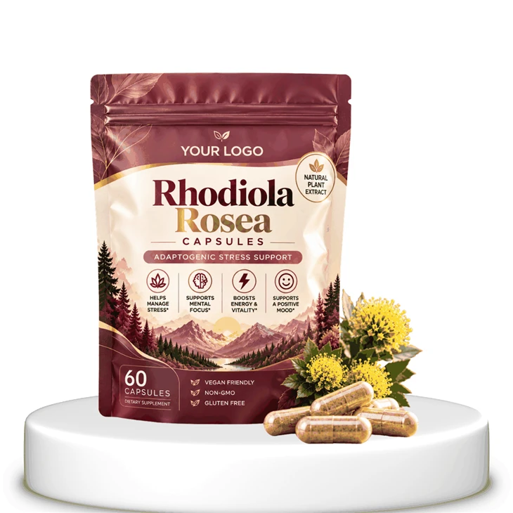 Label Rhodiola Rosea Capsules