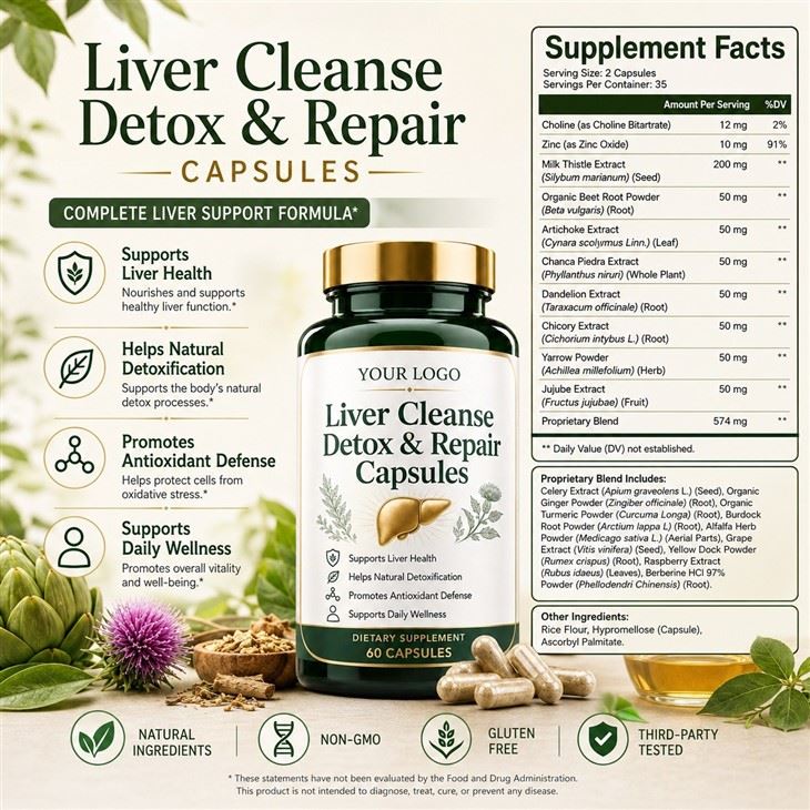 Liver Cleanse Detox & Repair Capsule best