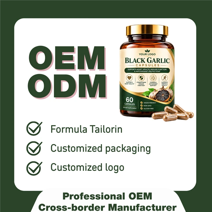 ODM Black Garlic Extract Capsules suppliers
