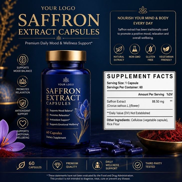 ODM Saffron Extract Capsules best