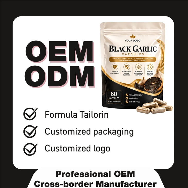 OEM Aged Black Garlic Extract Capsules suppliers