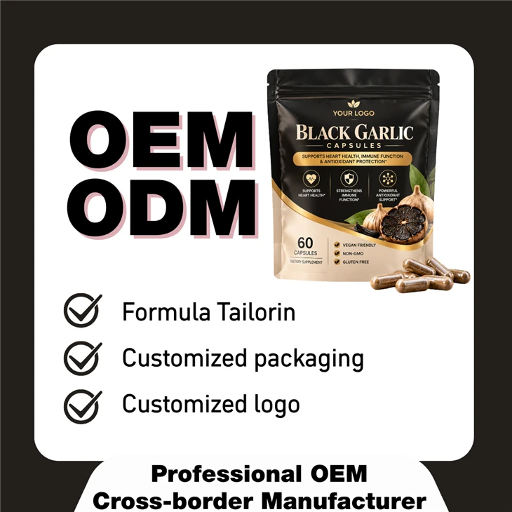 OEM Black Garlic Extract Capsules suppliers