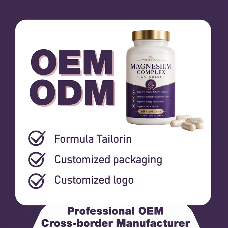 OEM Magnesium Complex Capsules suppliers