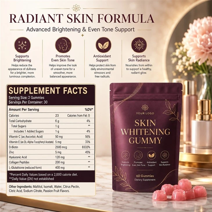 OEM Skin Whitening Gummies best