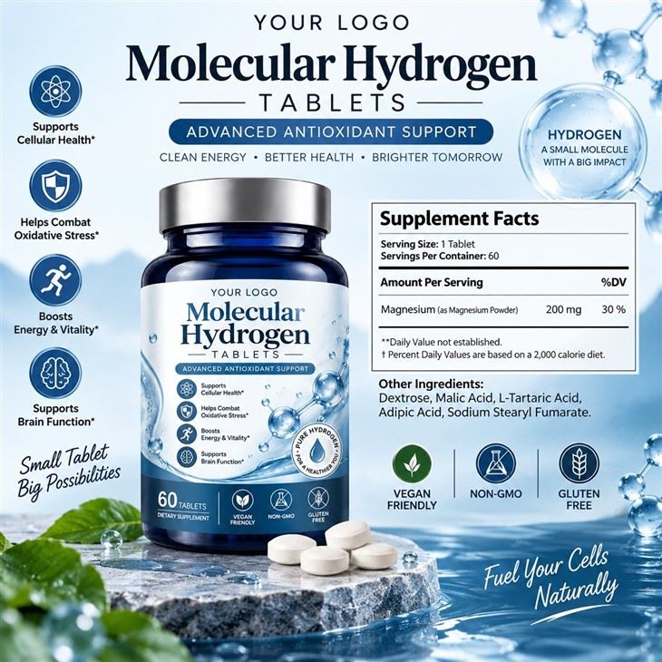 Private Label Molecular Hydrogen Tablets best