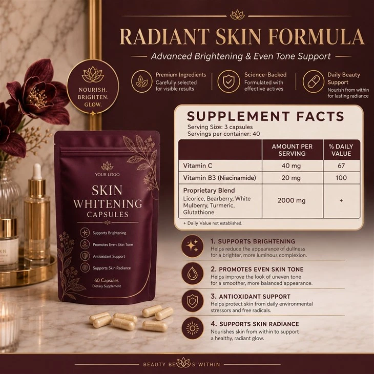 Private Label Skin Whitening Capsule best