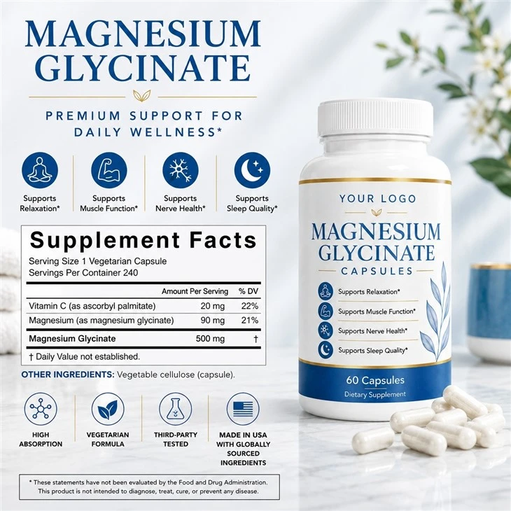 Private Magnesium Glycinate Capsules best