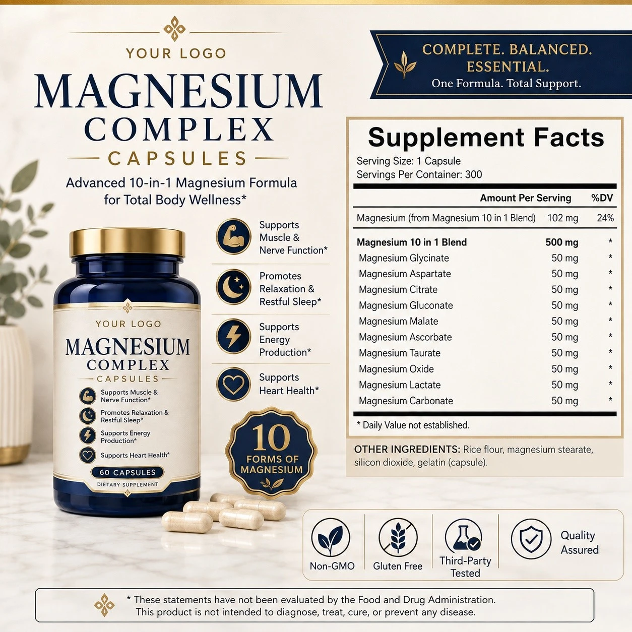 MAGNESIUM COMPLEX CAPSULES4 MAGNESIUM COMPLEX CAPSULES4