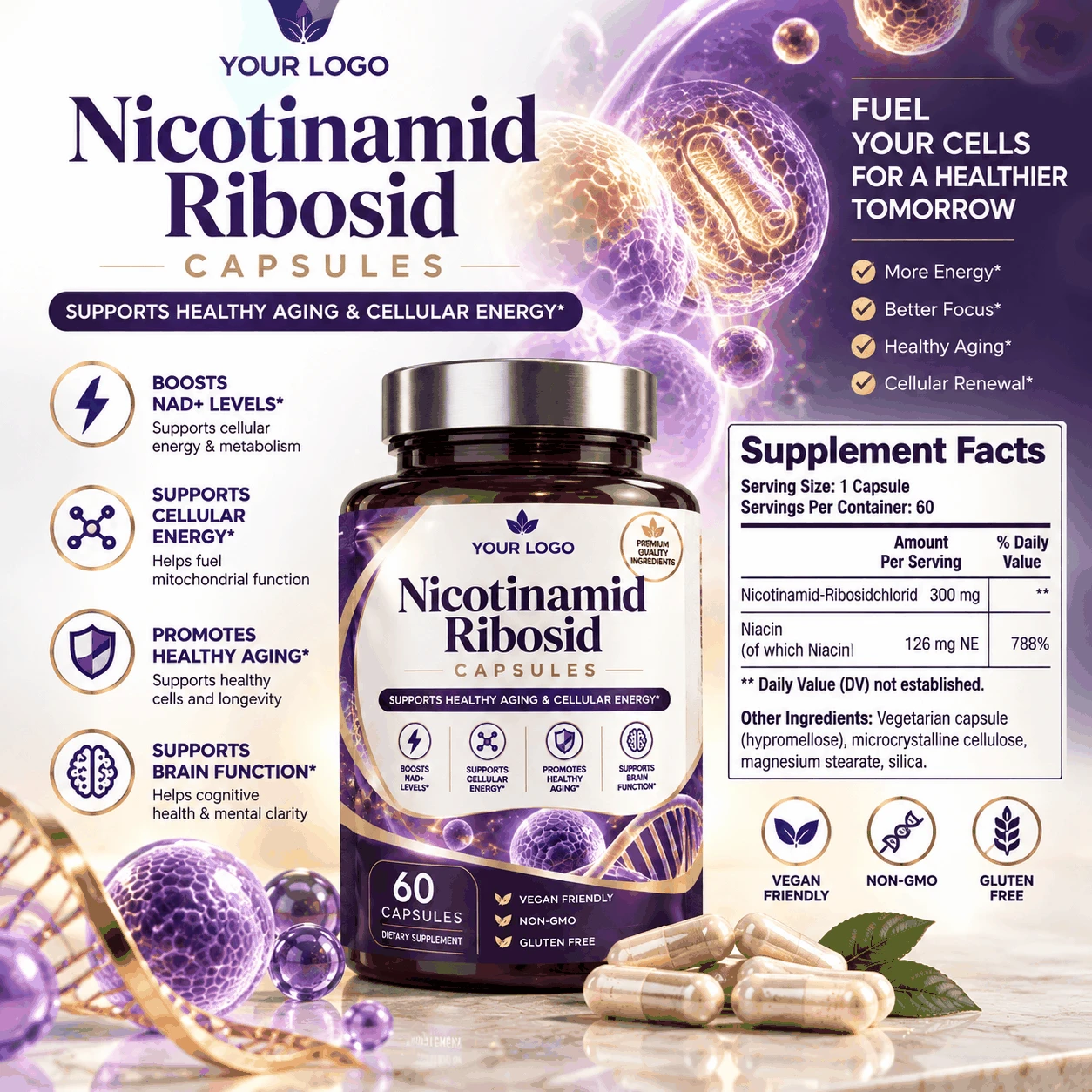 NICOTINAMID RIBOSID capsules4 NICOTINAMID RIBOSID capsules4