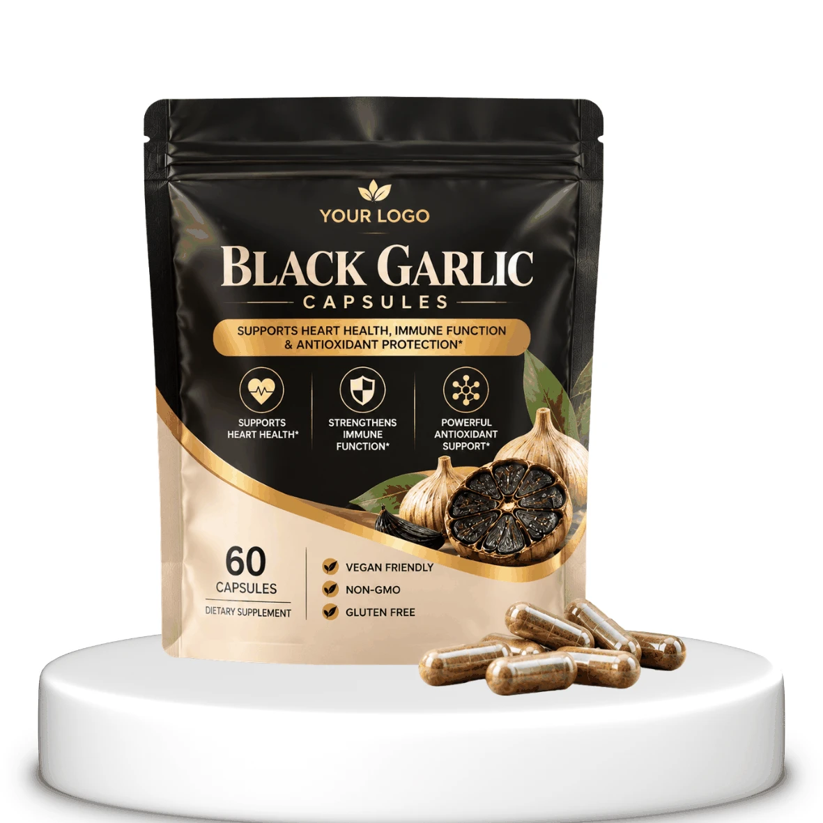 BLACK GARLIC capsules4 BLACK GARLIC capsules4
