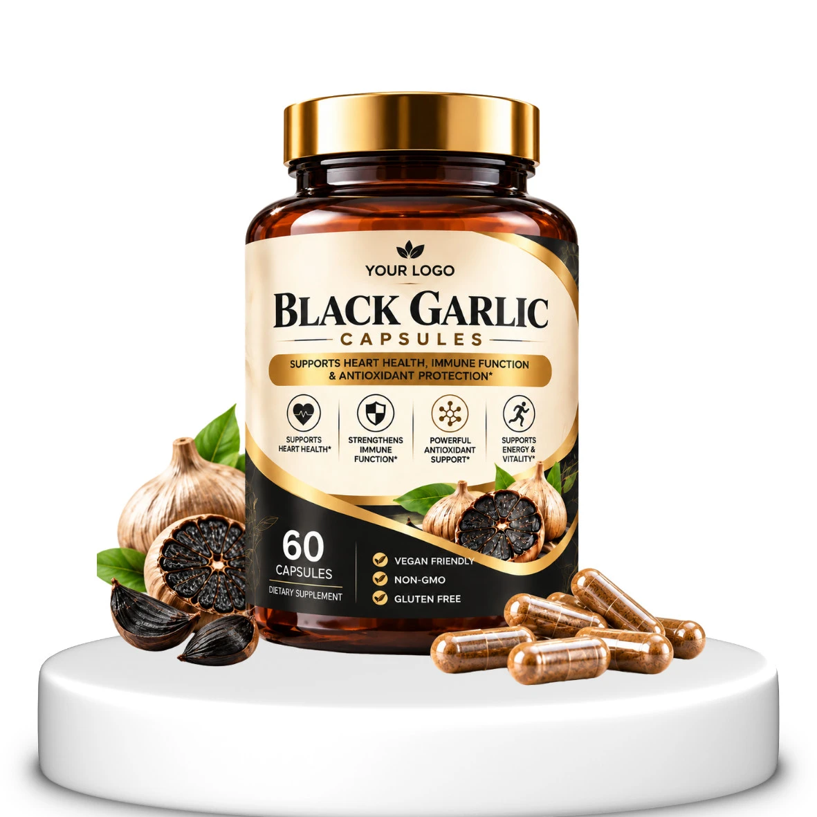 BLACK GARLIC capsules 1 BLACK GARLIC capsules 1